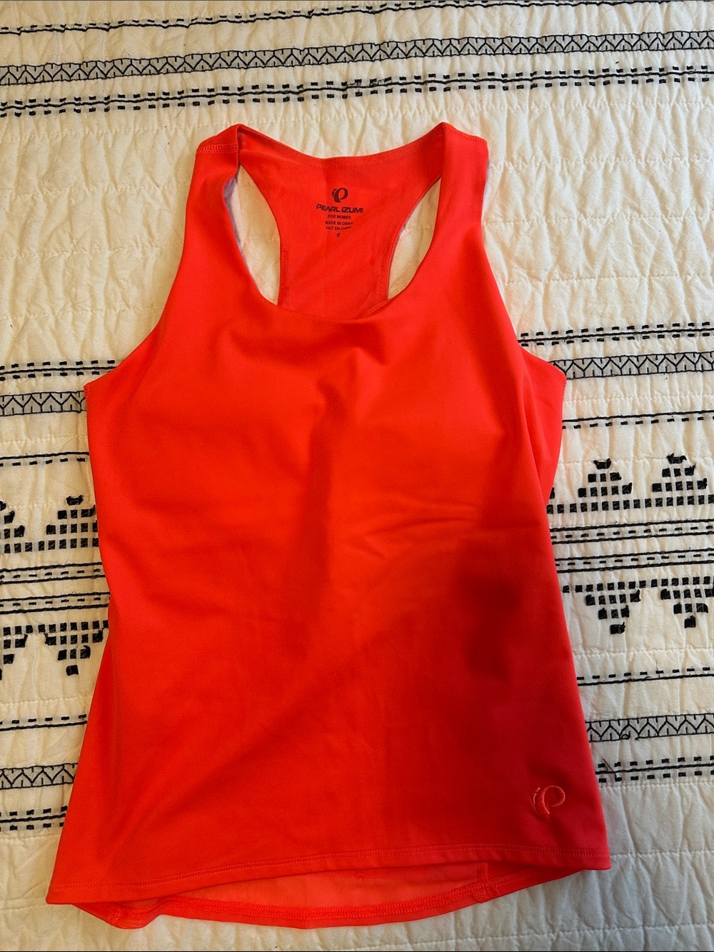 Pearl Izumi Women’s Bright Red Racerback Performance Tank